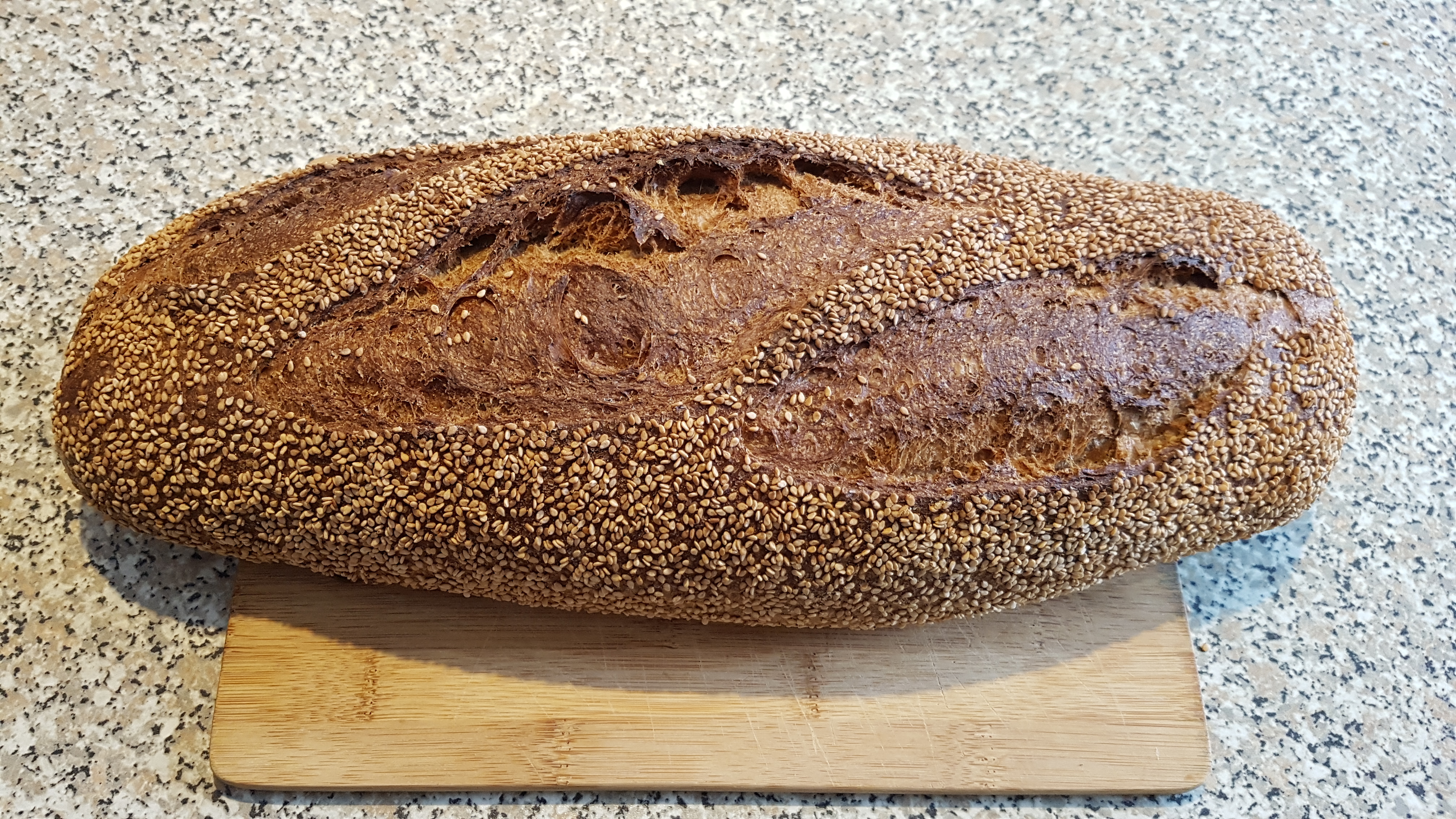 Pane di semola di grano antico duro integrale Tumilia